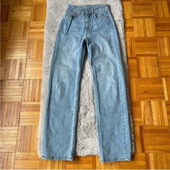 DJERF AVENUE straight leg high waisted size 25 - Picture 3 of 9